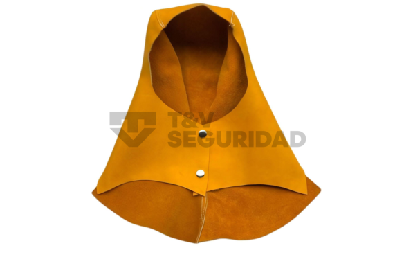 CAPUCHA CUERO DE RES Y FORRO POLAR - T&V