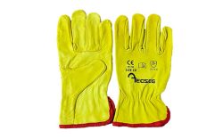 GUANTES BADANA AMARILLO - TECSEG