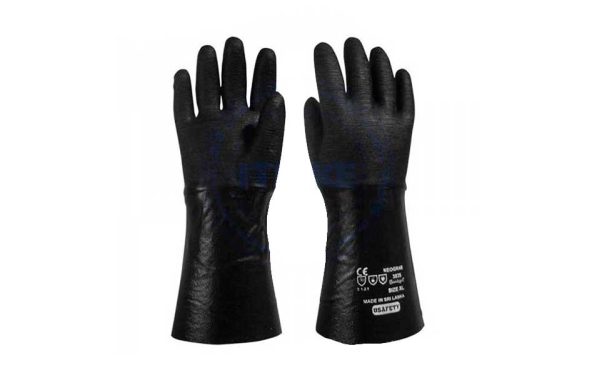 GUANTES NEOPRENE CORRUGADO 12" - USAFETY
