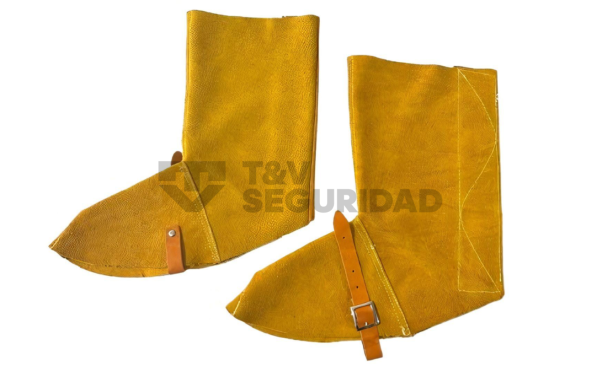 ESCARPÍN DE CUERO CARNAZA AMARILLA 14" - T&V