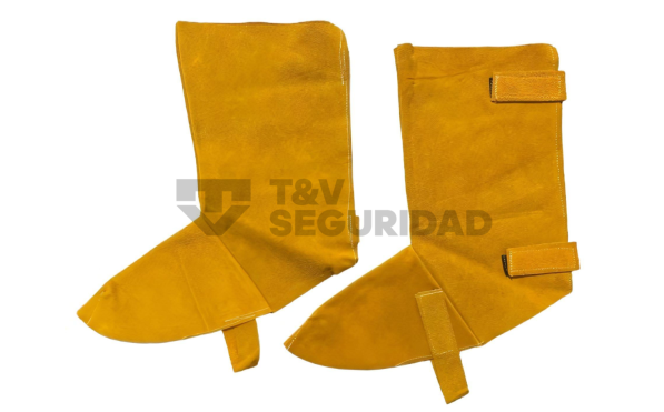 ESCARPÍN DE CUERO CROMO AMARILLO 14" - T&V